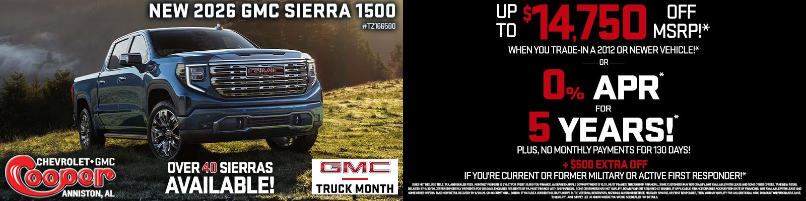 New 2026 GMC Sierra 1500