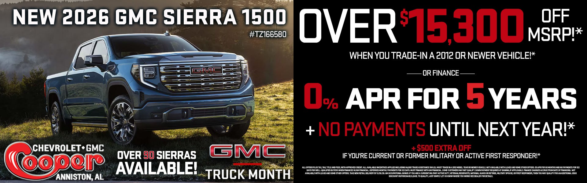New 2026 GMC Sierra 1500