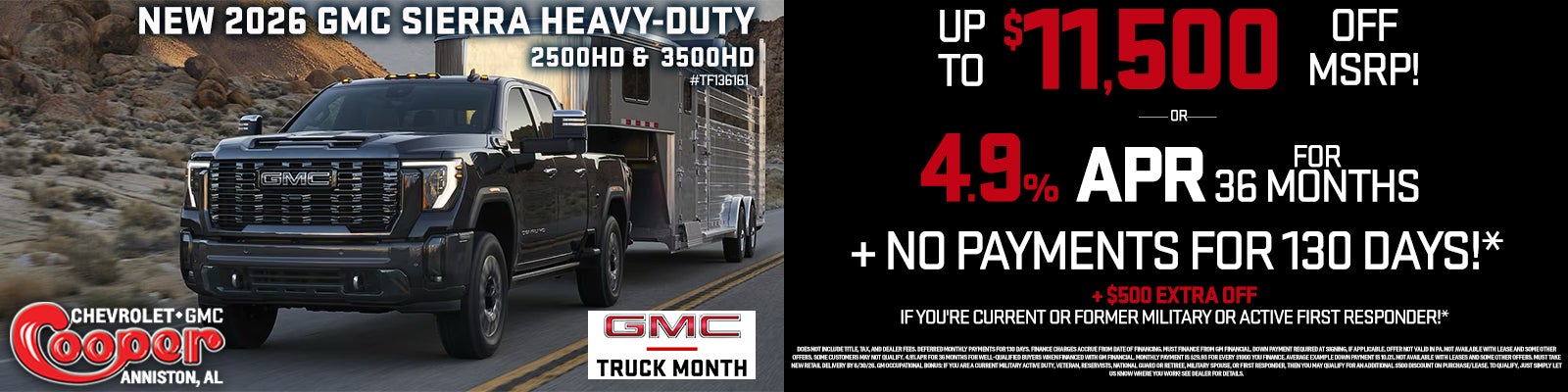 New 2026 GMC Sierra Heavy Duty