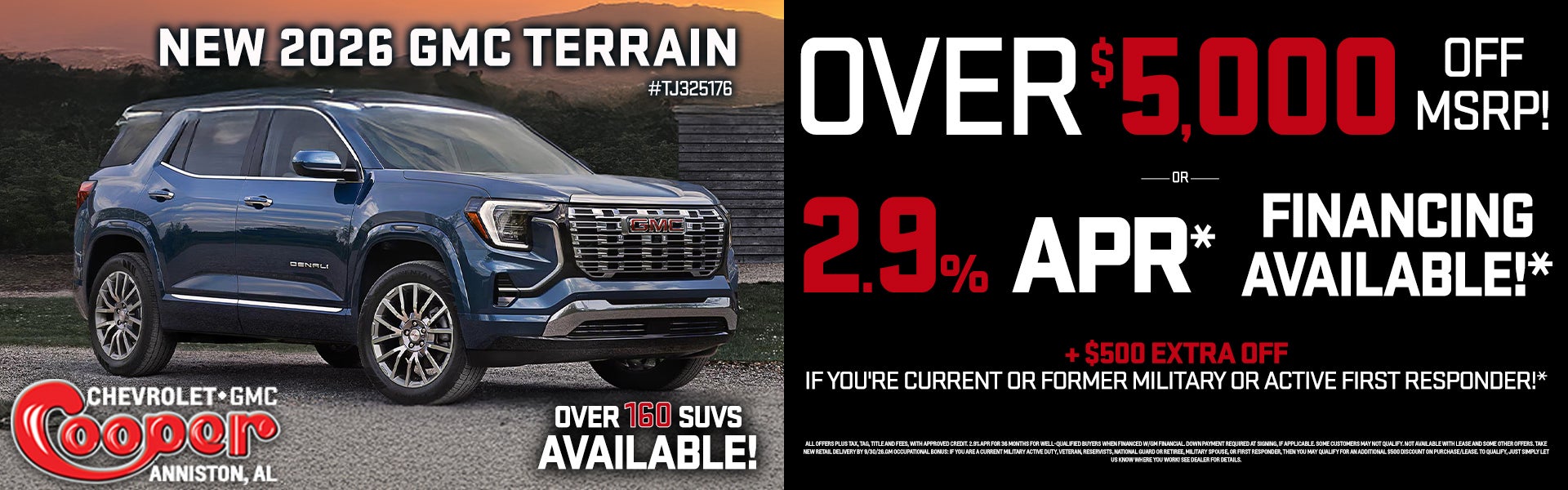 New 2026 GMC Terrain