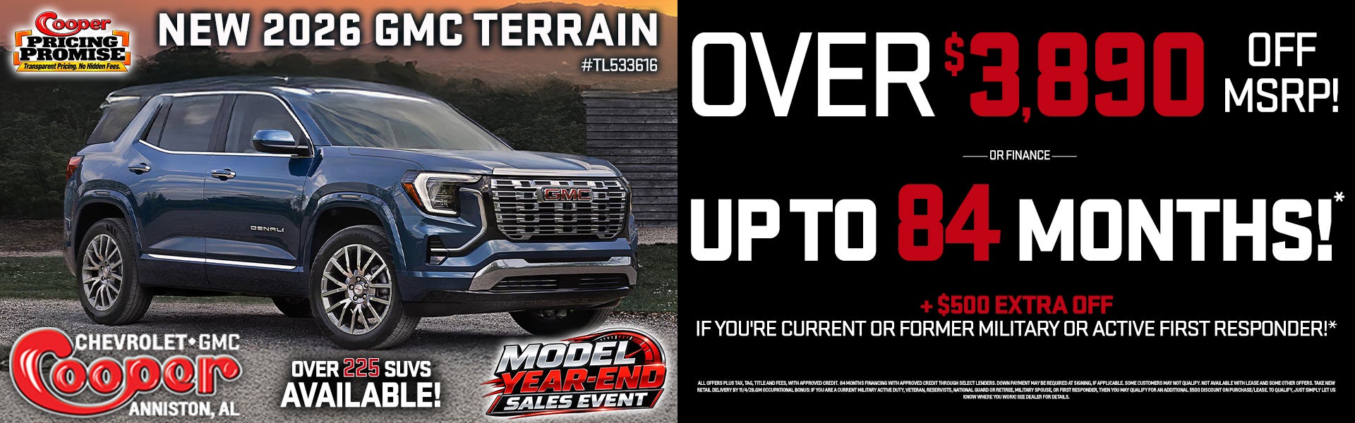 2026 GMC TERRAIN
