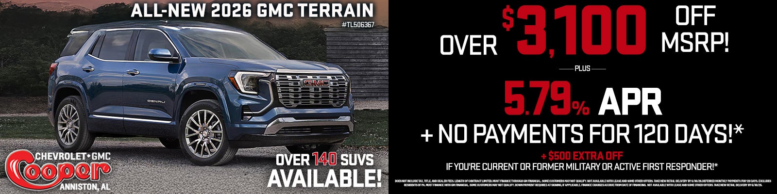 New 2026 GMC Terrain